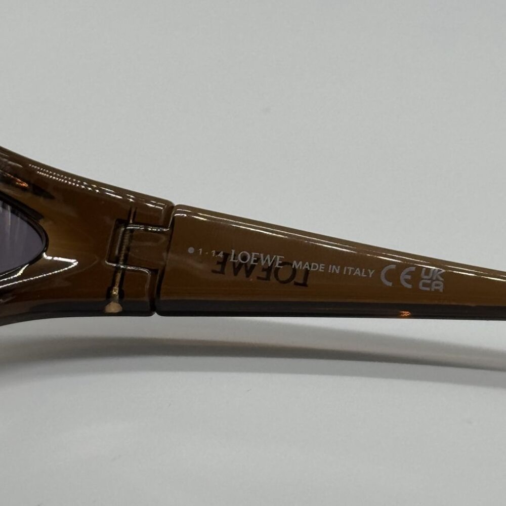 NEW LW40143U 47A LOEWE SUNGLASSES BROWN GREY UNISEX EYEWEAR LOEWE - Picture 11 of 12